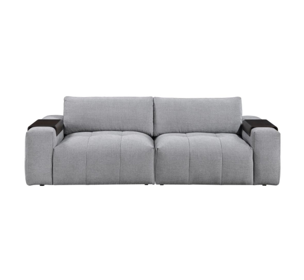 NKS9155GYMZ Fabric Modular Sofa, Love Seat