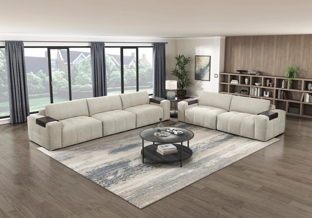 NKS9155TPMZ Fabric Modular Sofa,Love Seat