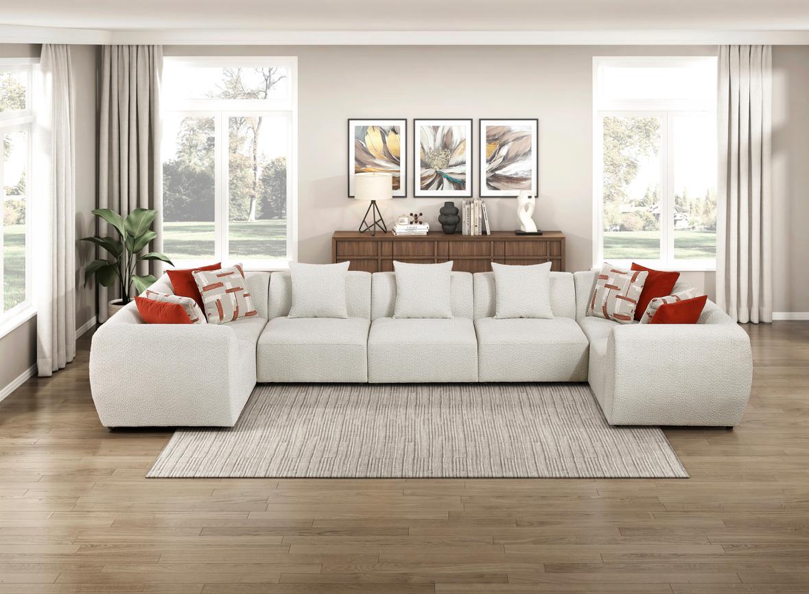 NKS9669CN*74CR3AC  7-Piece Modular Sectional