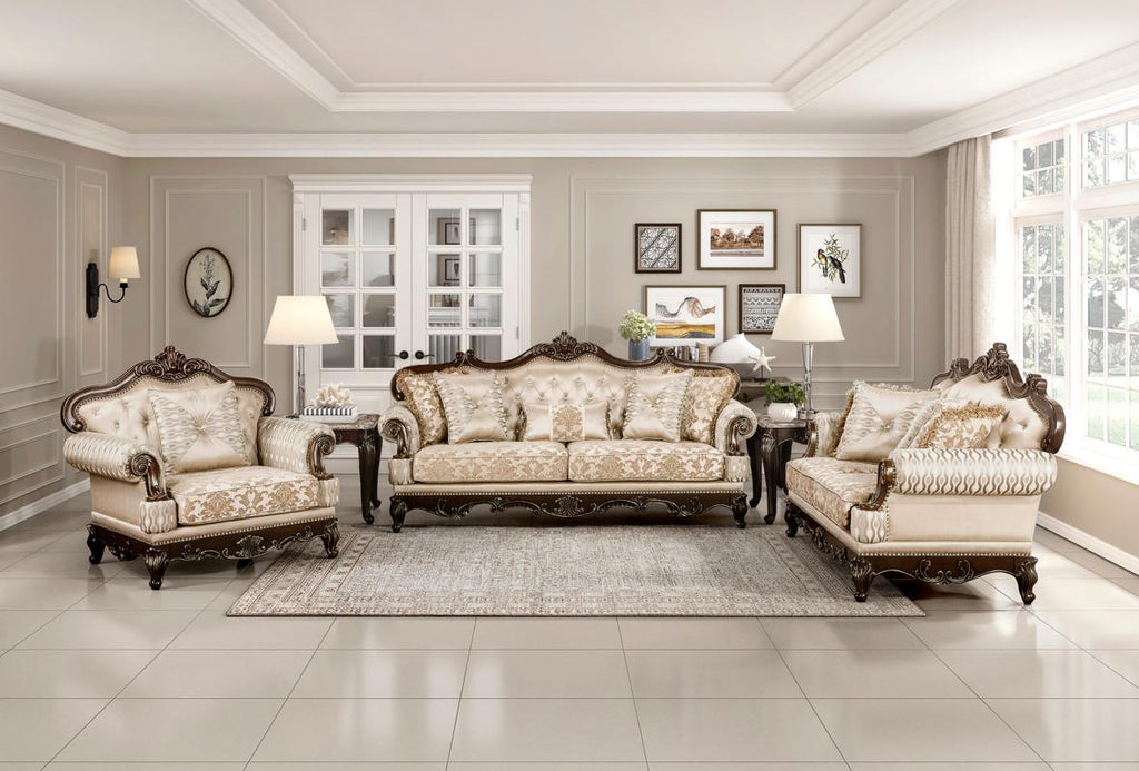 NKS8570MZ Classic Tradition Fabric Sofa,Love Seat and Chair