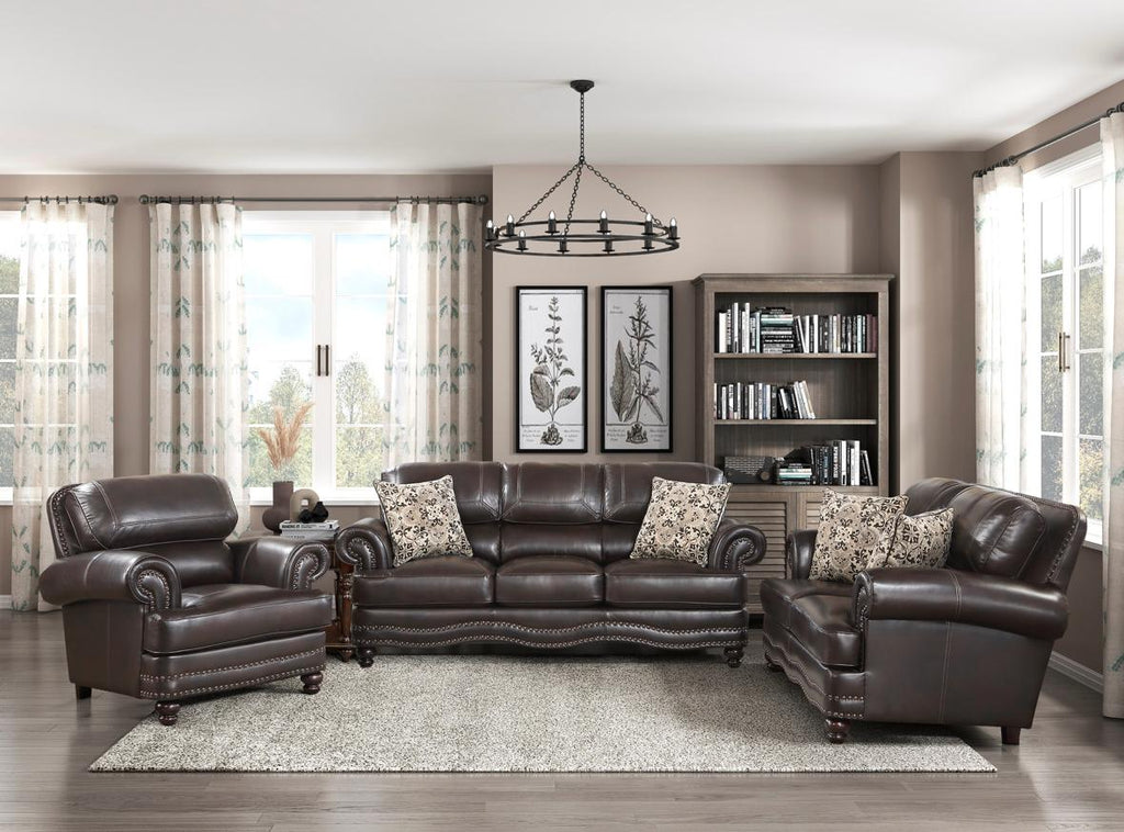 NKS9268BRWMZ Classic Tradition Sofa,Love Seat and Chair