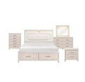 NKS2451MZ Contemporary Luxury Bedroom set with LED lights