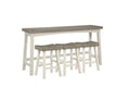 NKS5687WTTMZ Counter Height Dining Set