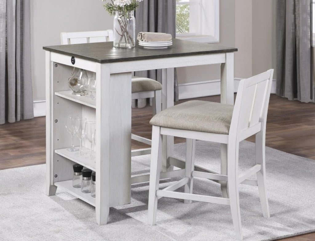 NKS5773WHMZ Counter Height Dining Set