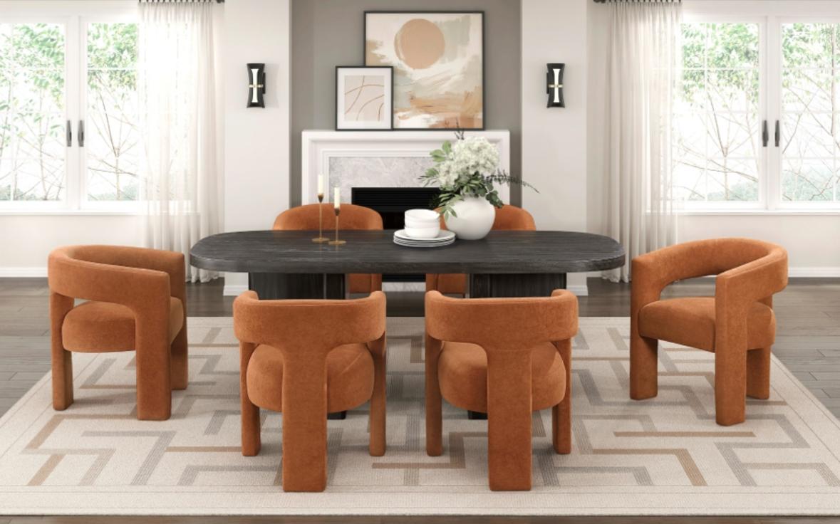 NKS6048-82/6054RNSMZ Modern Dining Set