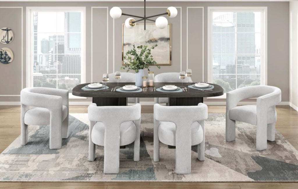 NKS6048-82/6054LGMZ Modern Dining Set