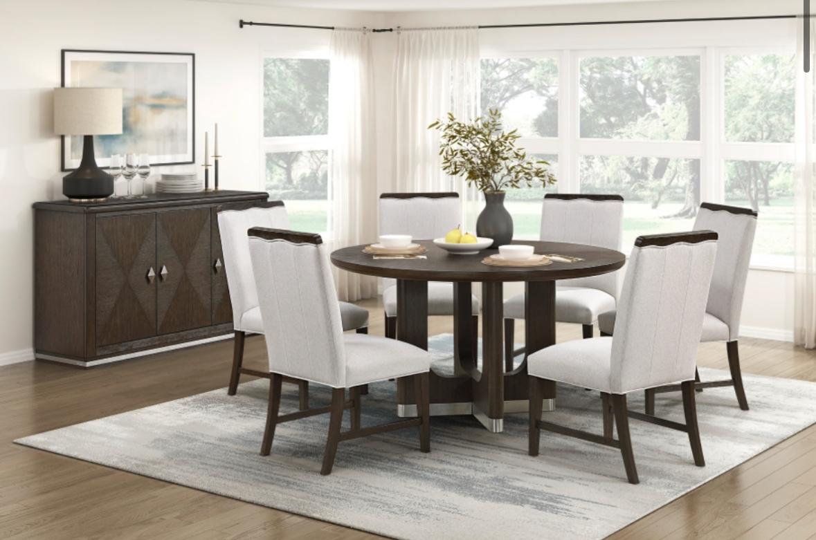NKS6066-54MZ Large Round  Dining set