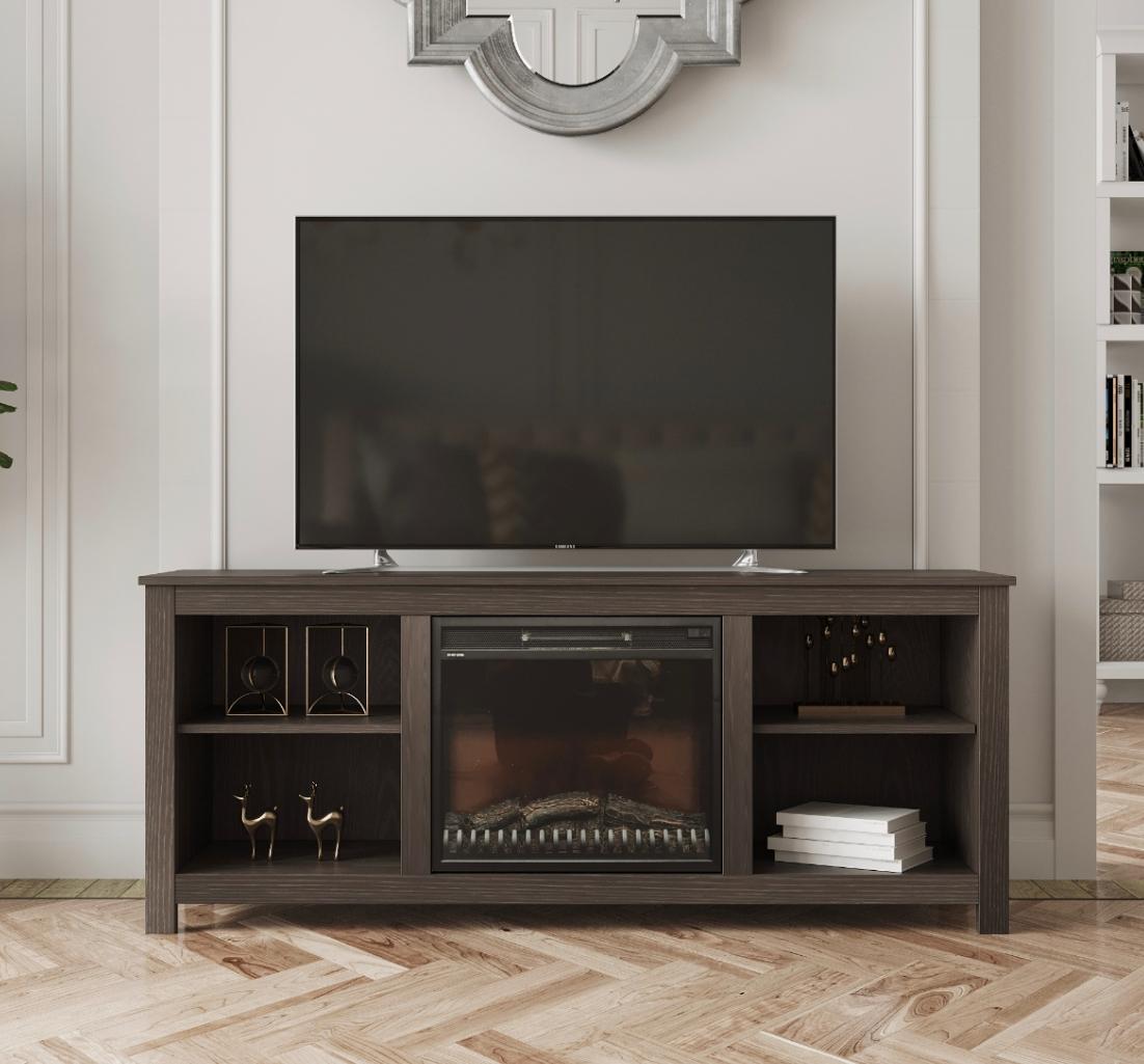 NKS45601MZ 58-inch TV Stand with Fireplace