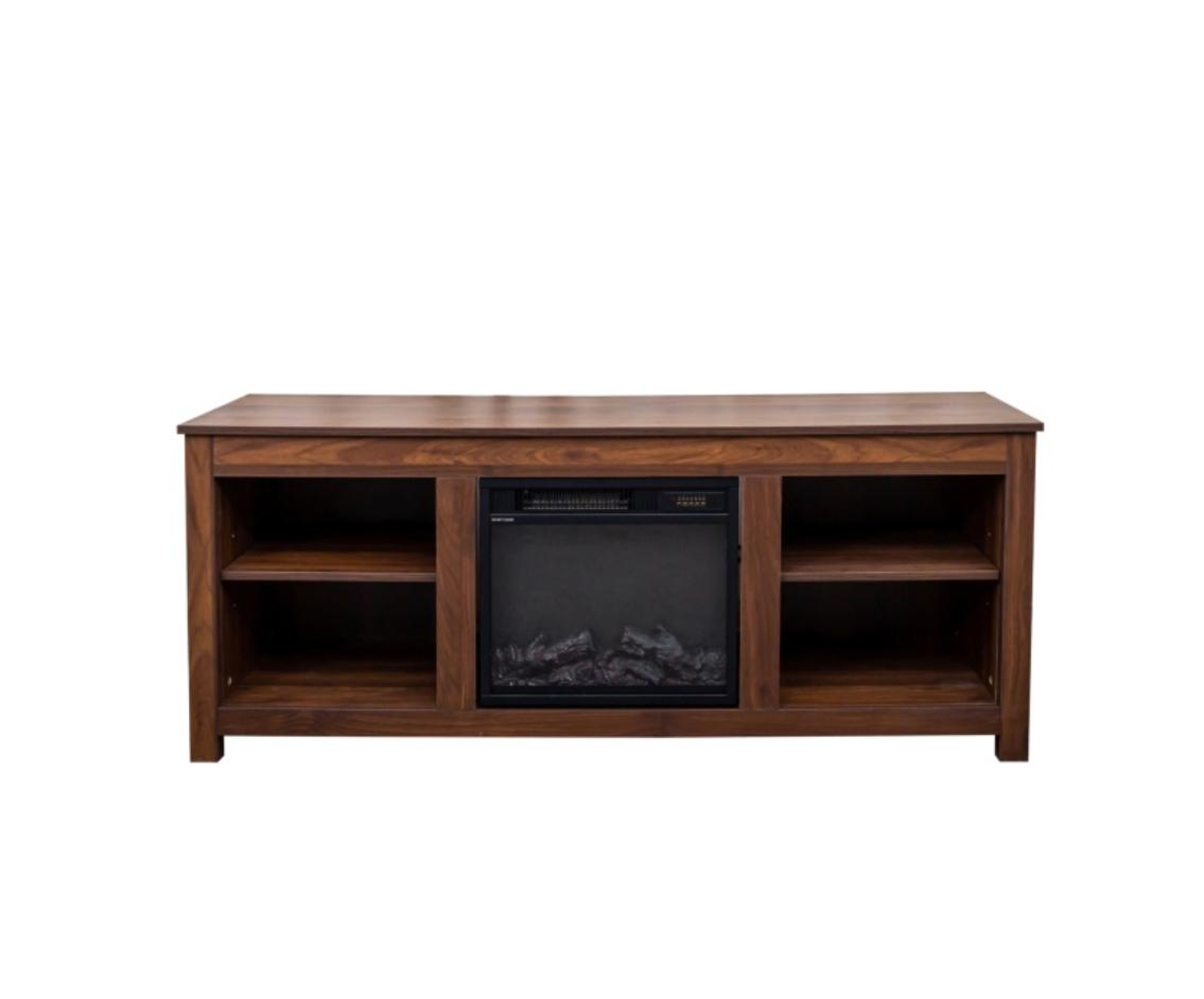 NKS45601BRMZ 58-inch TV Stand with Fireplace