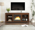 NKS45601BRMZ 58-inch TV Stand with Fireplace