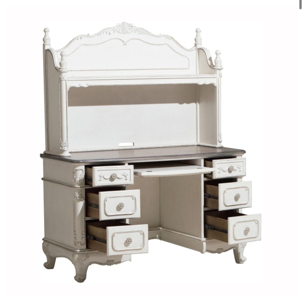 NKS1386NW-10/11MZ Writing/Study Desk with Hutch