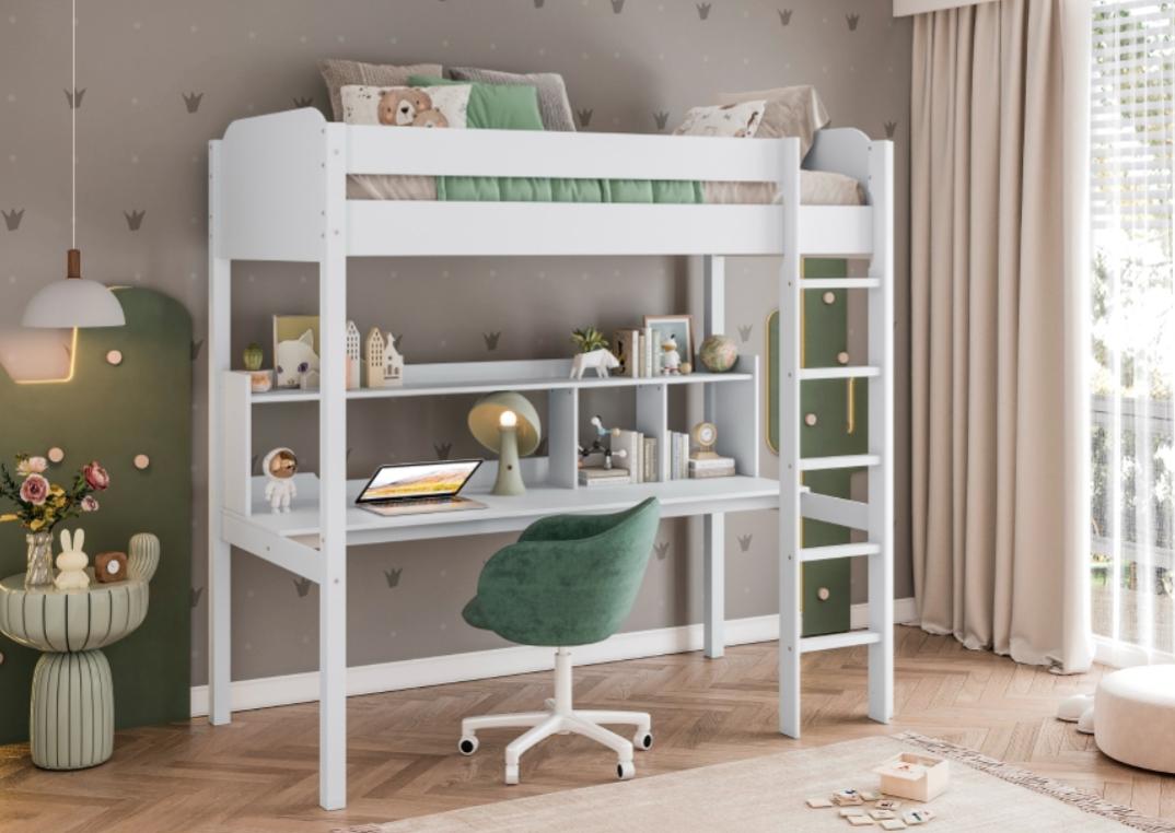 NKSB2003TWHMZ Twin Loft Bunk Bed