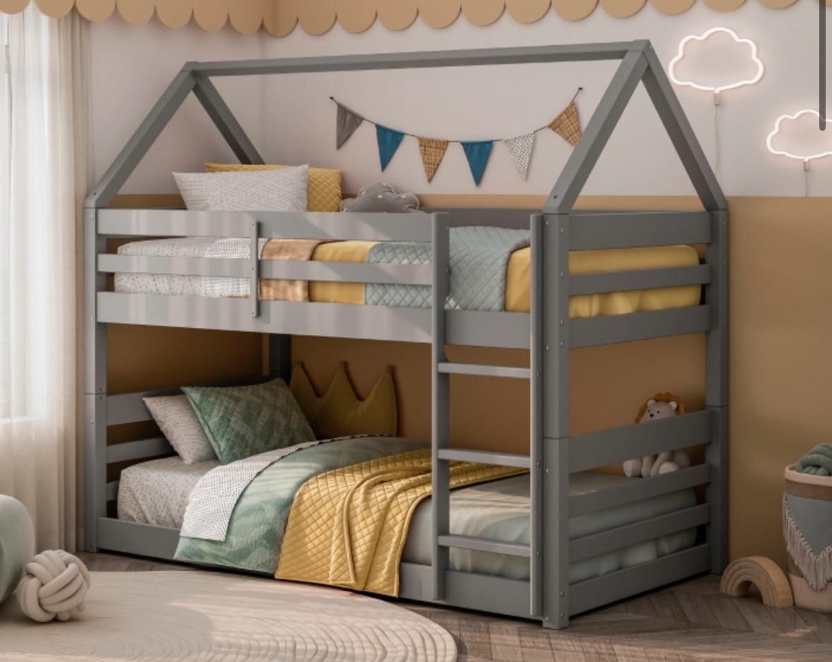 NKSB2006TLGYMZ Twin Loft Bunk Bed