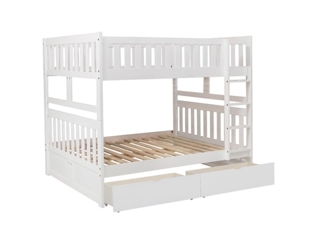 NKSB2053FFWMZ Full/Full Bunk Bed with Drawers or Trundle