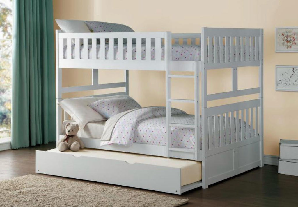 NKSB2053FFWMZ Full/Full Bunk Bed with Drawers or Trundle