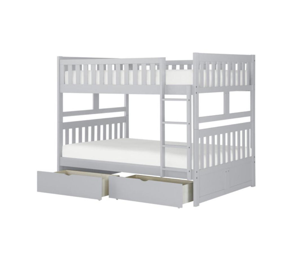 NKSB2063FFMZ Full/Full Bunk Bed with Drawers or Trundle