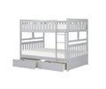 NKSB2063FFMZ Full/Full Bunk Bed with Drawers or Trundle