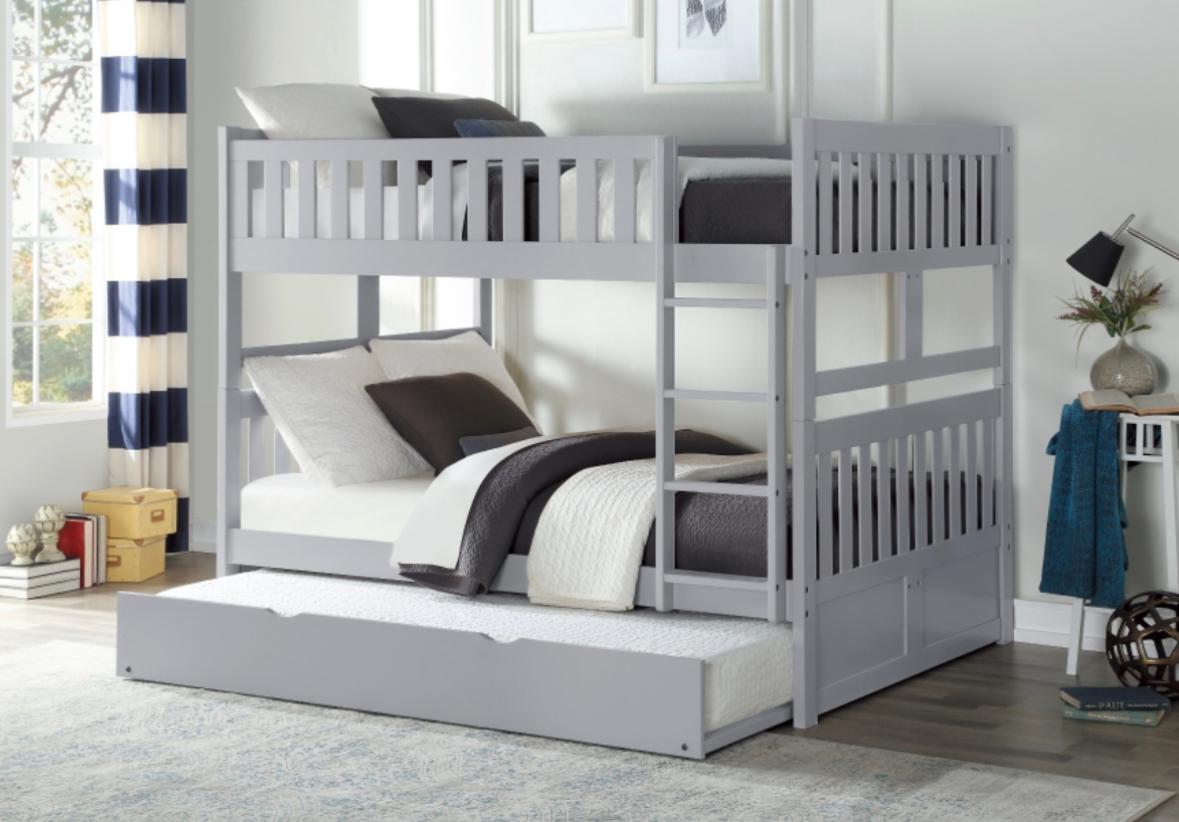 NKSB2063FFMZ Full/Full Bunk Bed with Drawers or Trundle