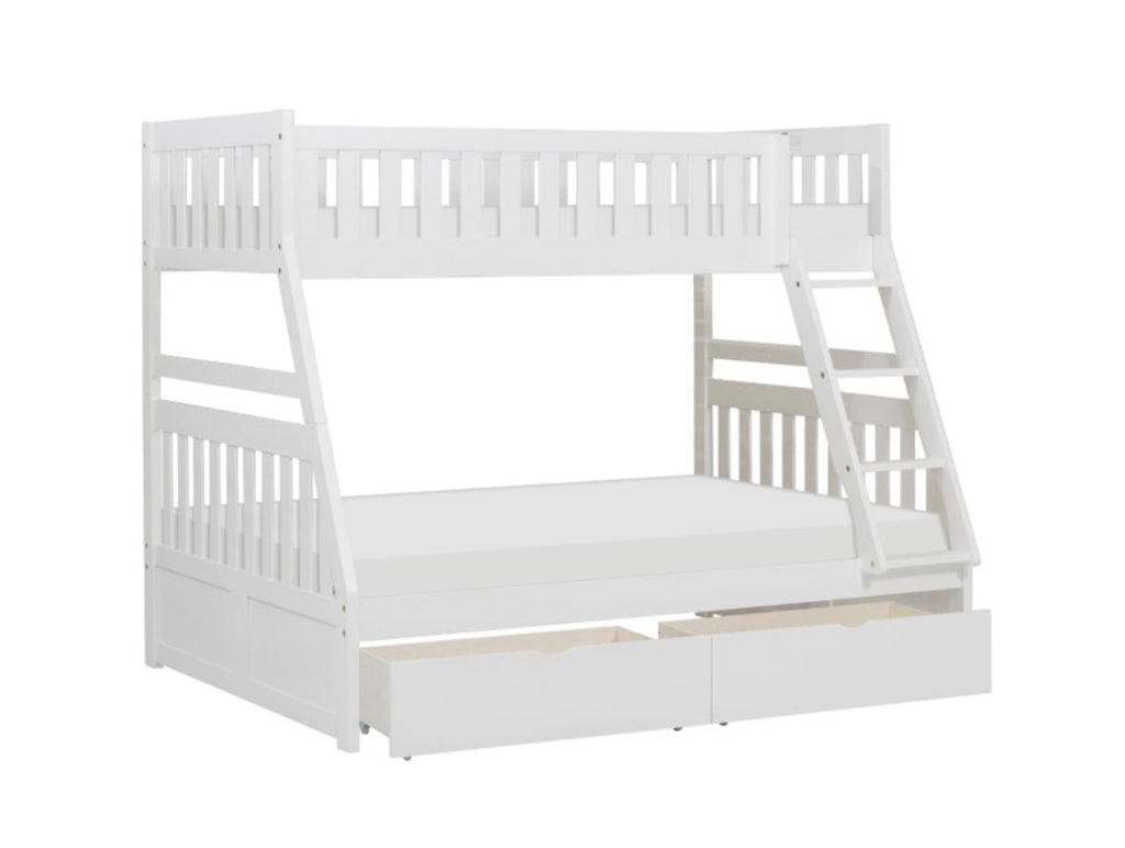 NKSB2053TFWMZ Twin/Full Bunk Bed with Drawers or Trundle