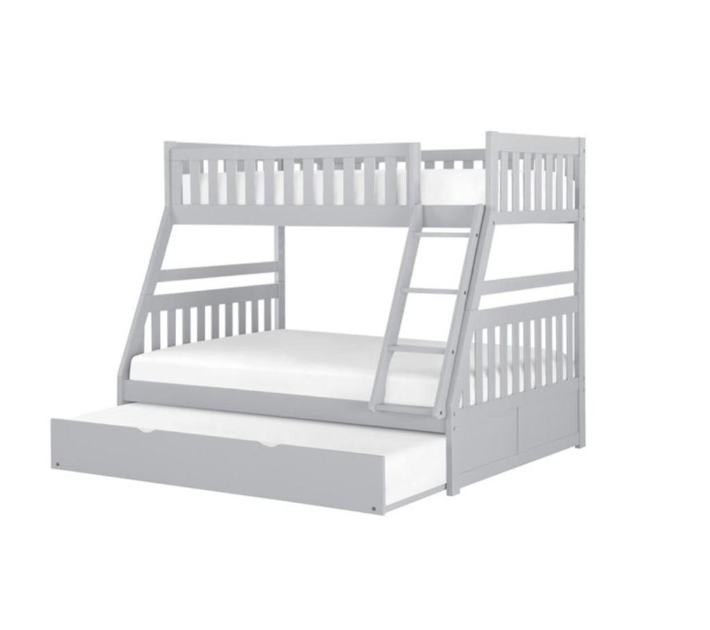 NKSB2063TFMZ Twin/Full Bunk Bed with Drawers or Trundle