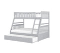 NKSB2063TFMZ Twin/Full Bunk Bed with Drawers or Trundle