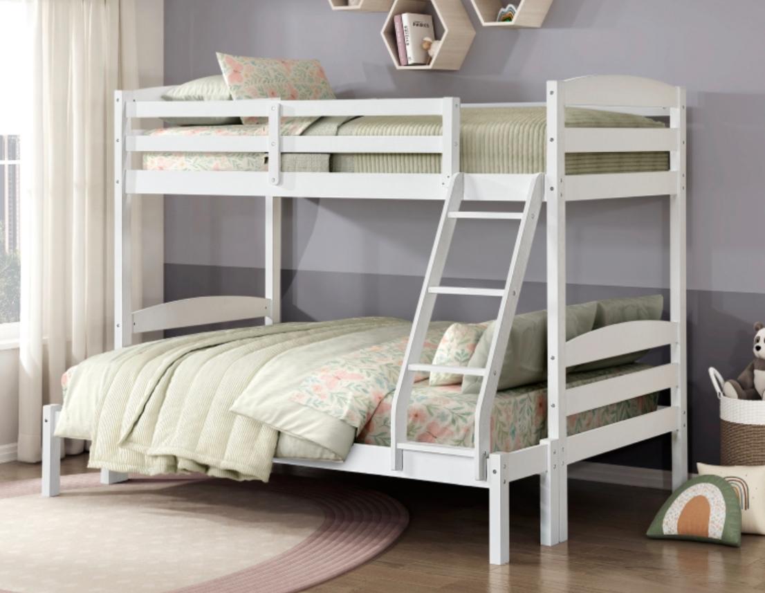 NKSB2022WHTFMZ Twin/Full Bunk Bed