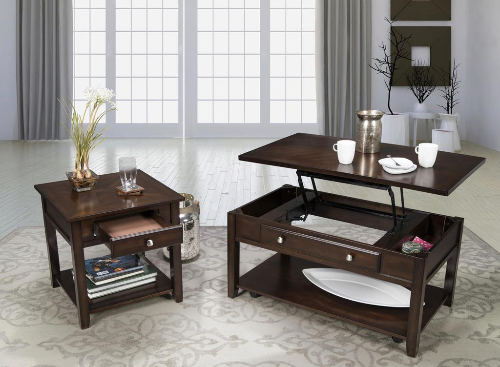 NKS4316MZ Lift Top Coffee Table & End Table