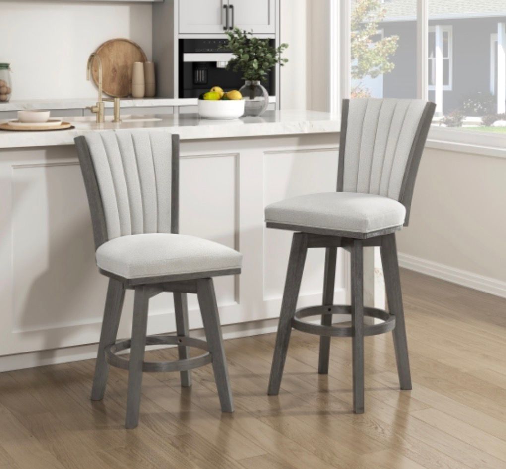 NKS5507GY-24/29MZ Swivel Counter/ Pub Chairs