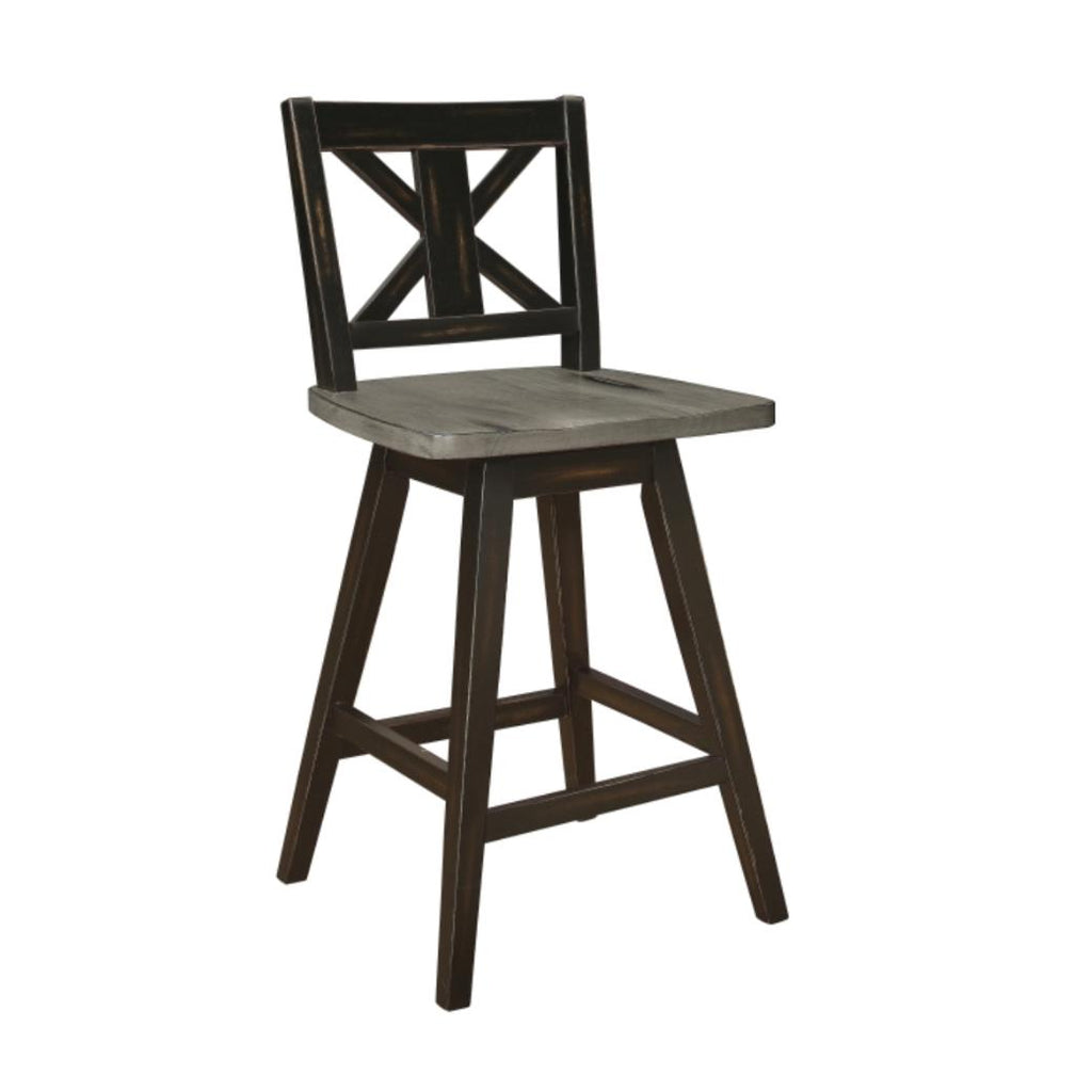 NKS5602-24BKMZ Swivel Counter/Pub Height Chair