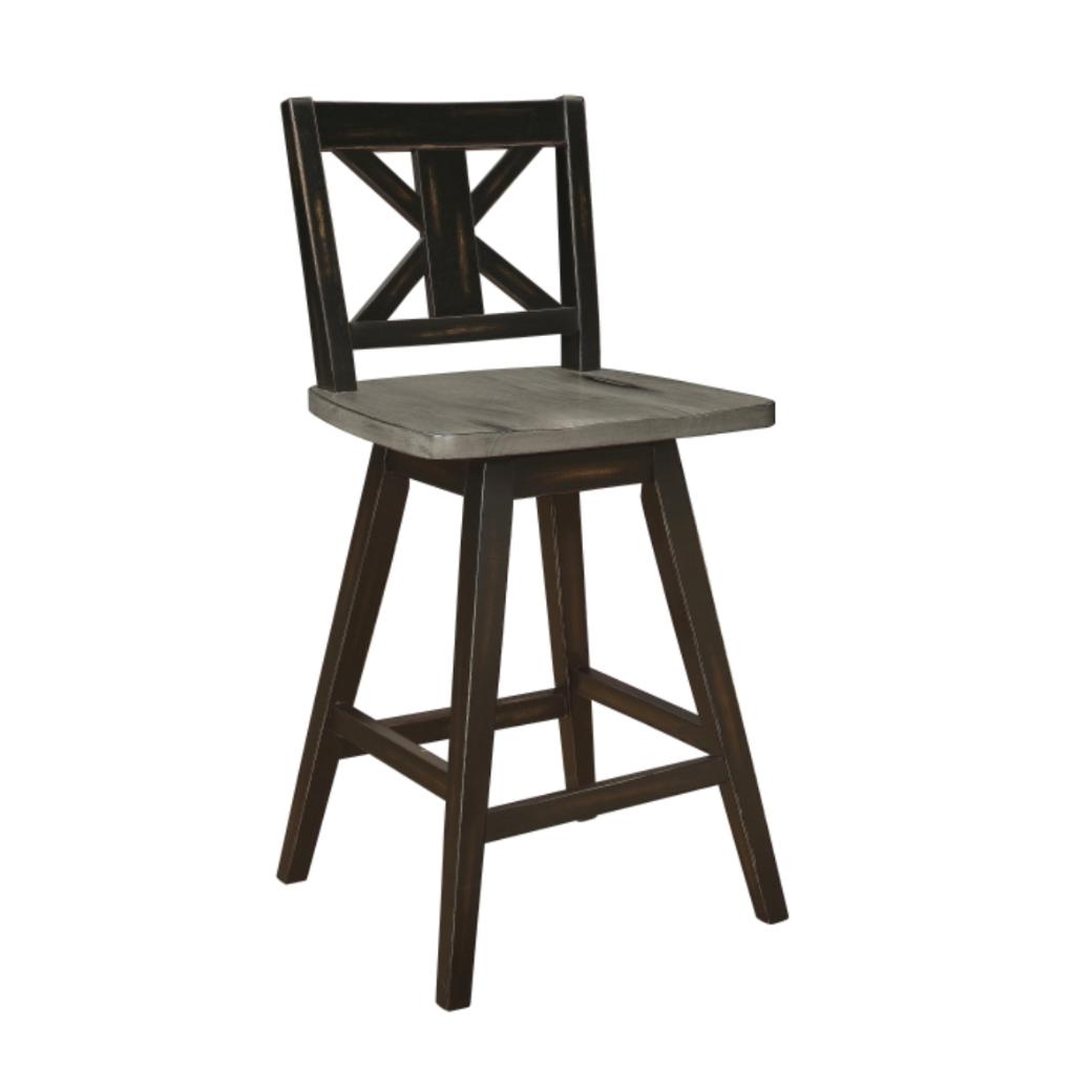 NKS5602-24BKMZ Swivel Counter/Pub Height Chair