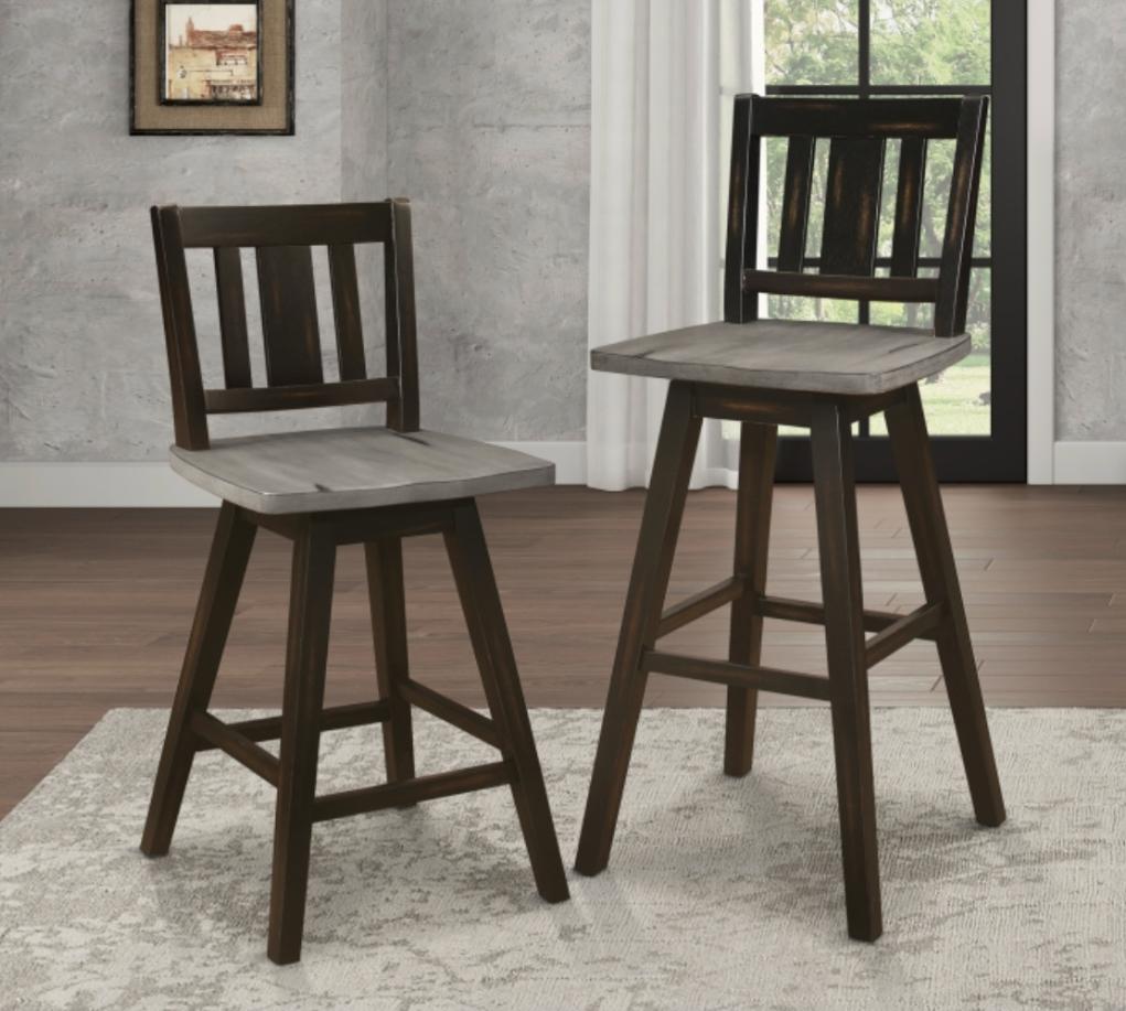 NKS5602-24BKS2MZ Swivel Counter/Pub Height Chair