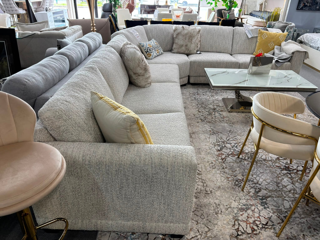 NKSPARAFKN2 Canadian Made Large Sectional, Fabric options