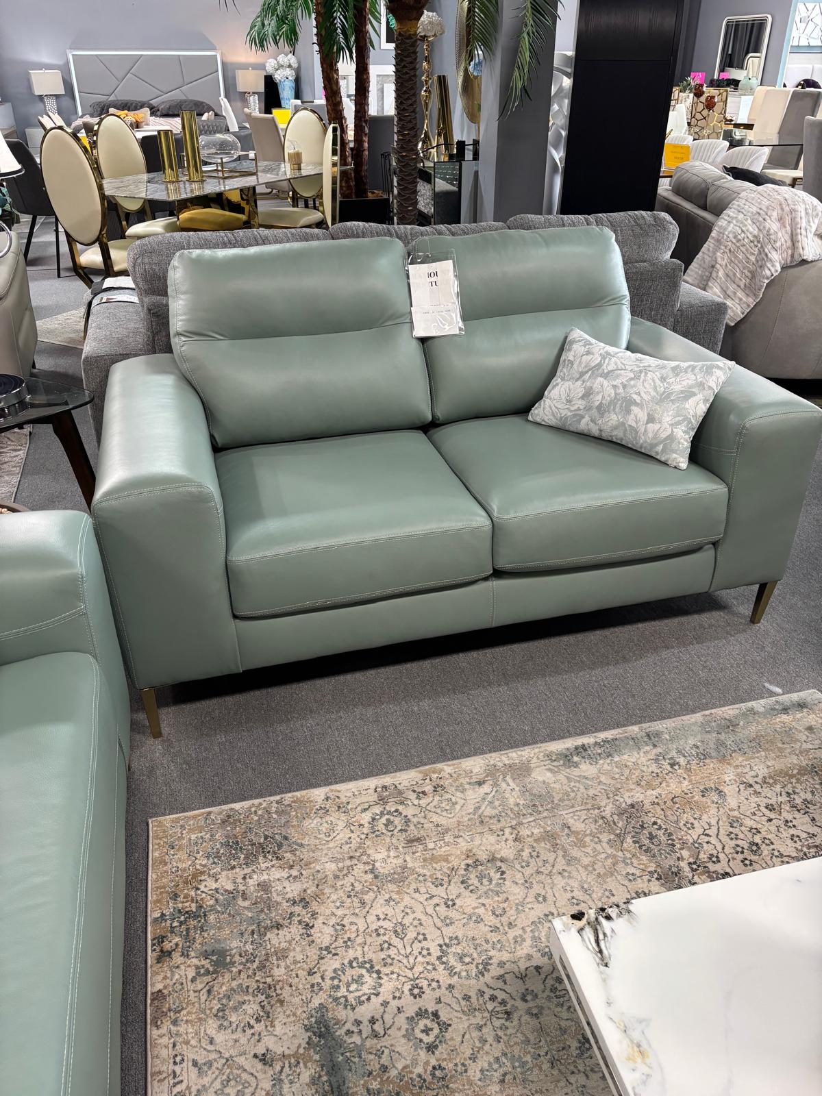 NKSPARAFKN4 Canadian Made Full Leather Sofa and Love Seat (Leather Options)