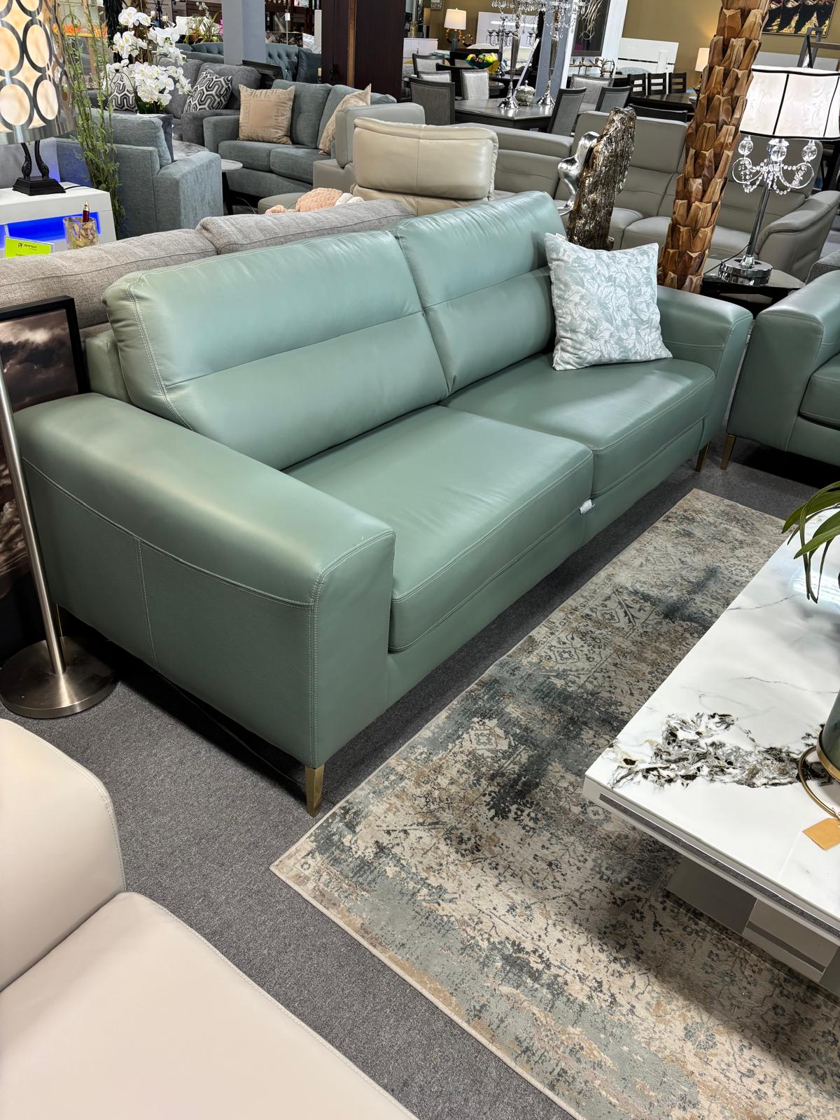 NKSPARAFKN4 Canadian Made Full Leather Sofa and Love Seat (Leather Options)