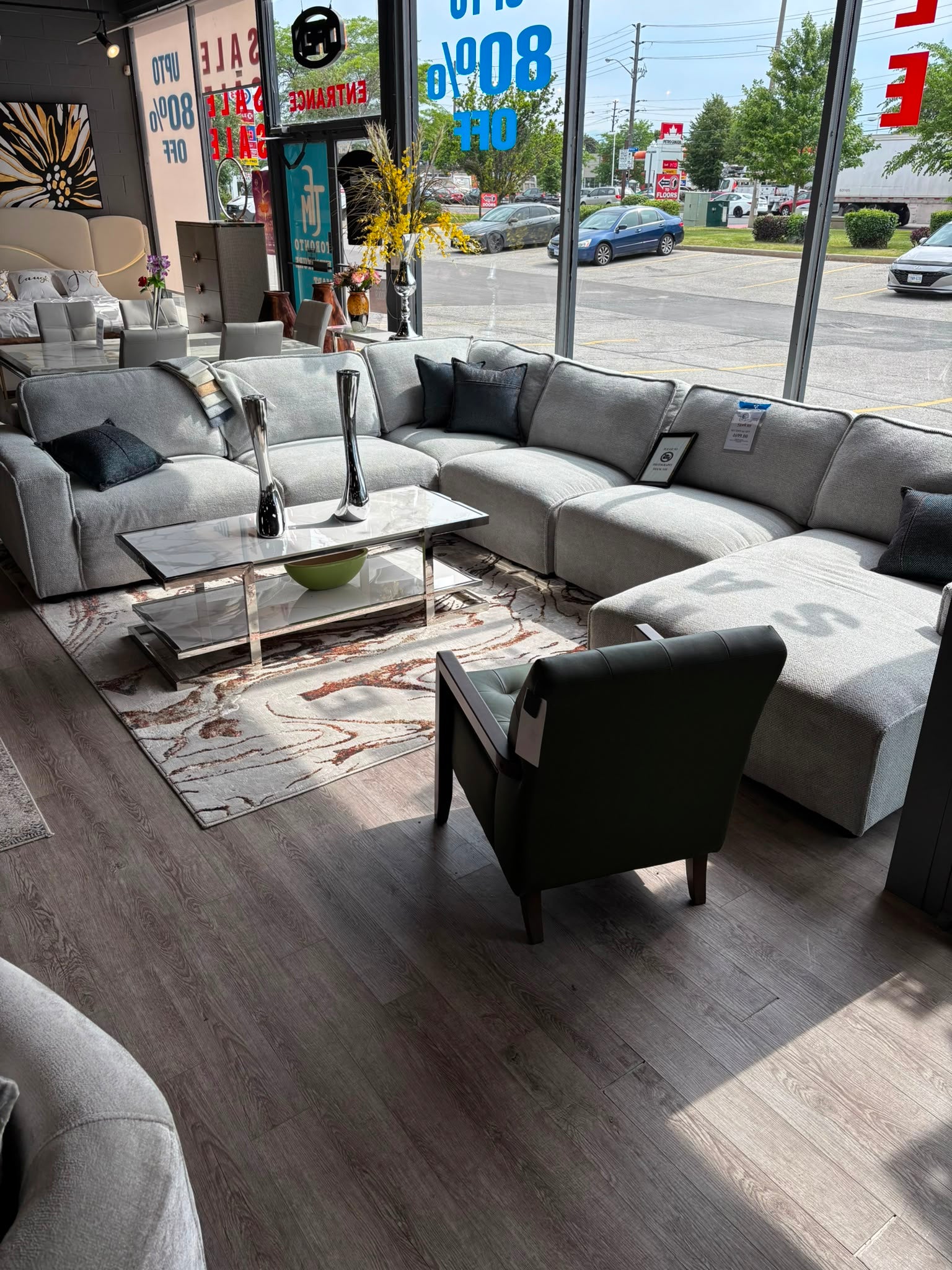 NKSTMART1 Canadian made Fabric large sectional ( Color options )