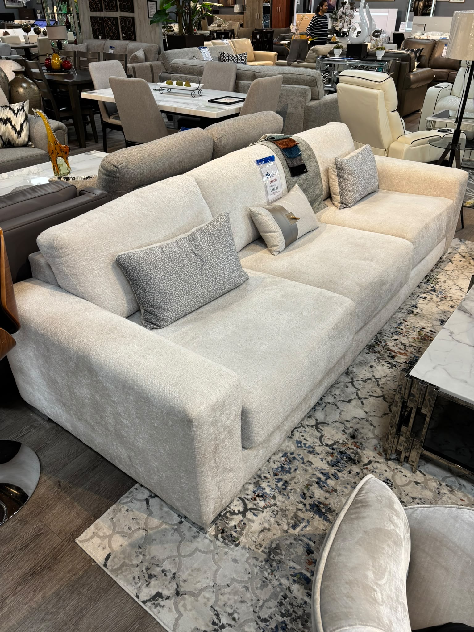 NKSTMART10 Canadian made Fabric Sofa And love seat  ( Color options )