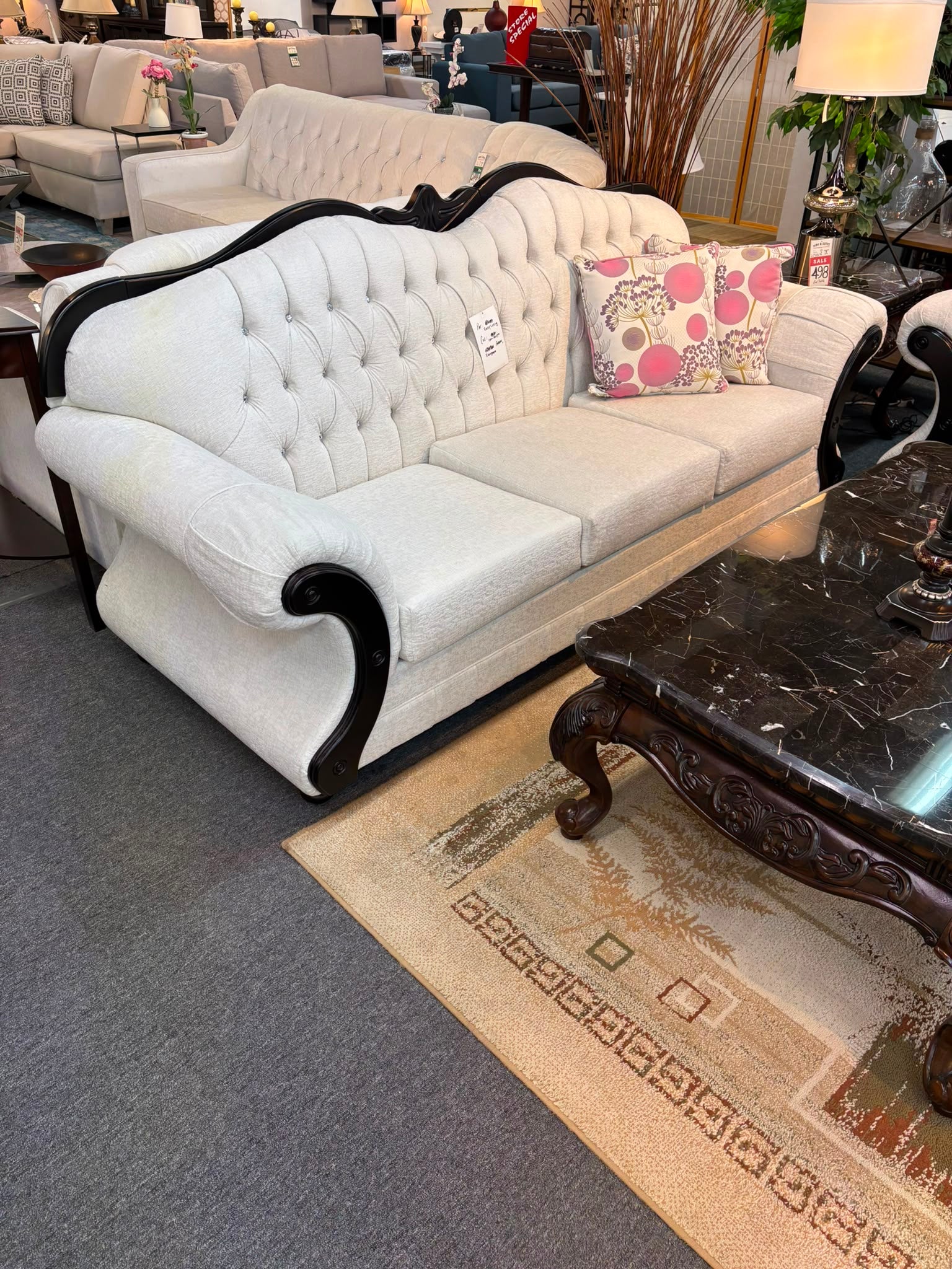 NKSDNS6@7 Canadian Made Traditional sofa / Love Seat in fabric, Color options