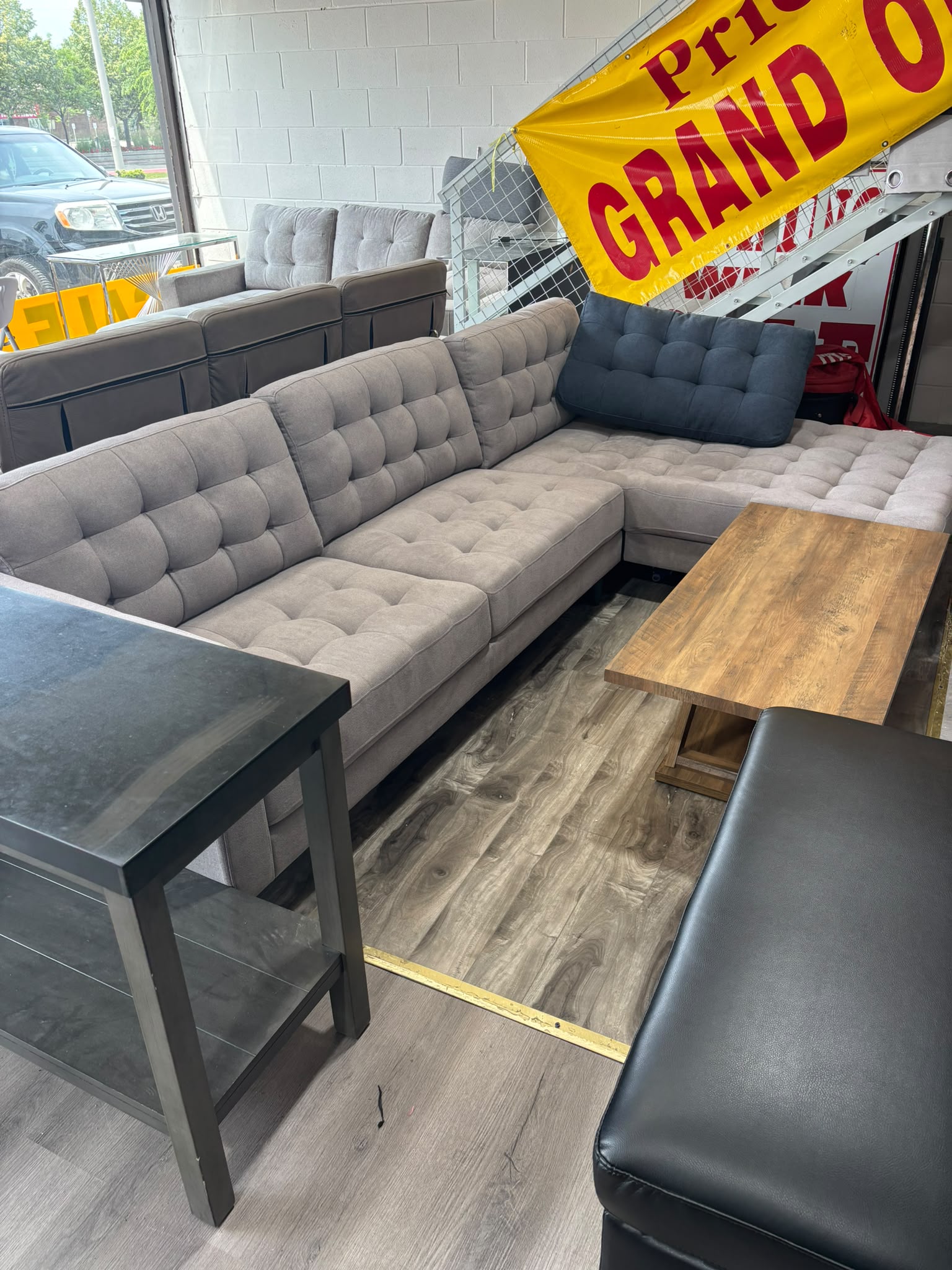 NKSFURSELECT1 Fabric sectional Sofa