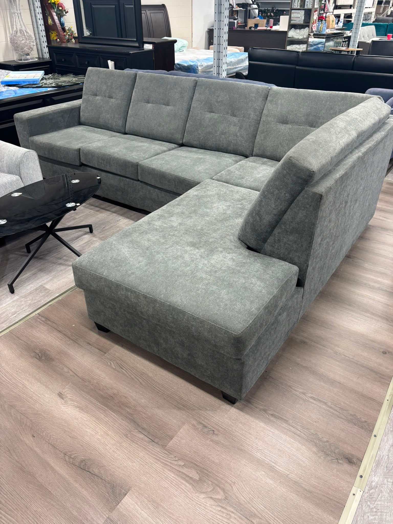 NKSFURSELECT4 Fabric sectional Sofa