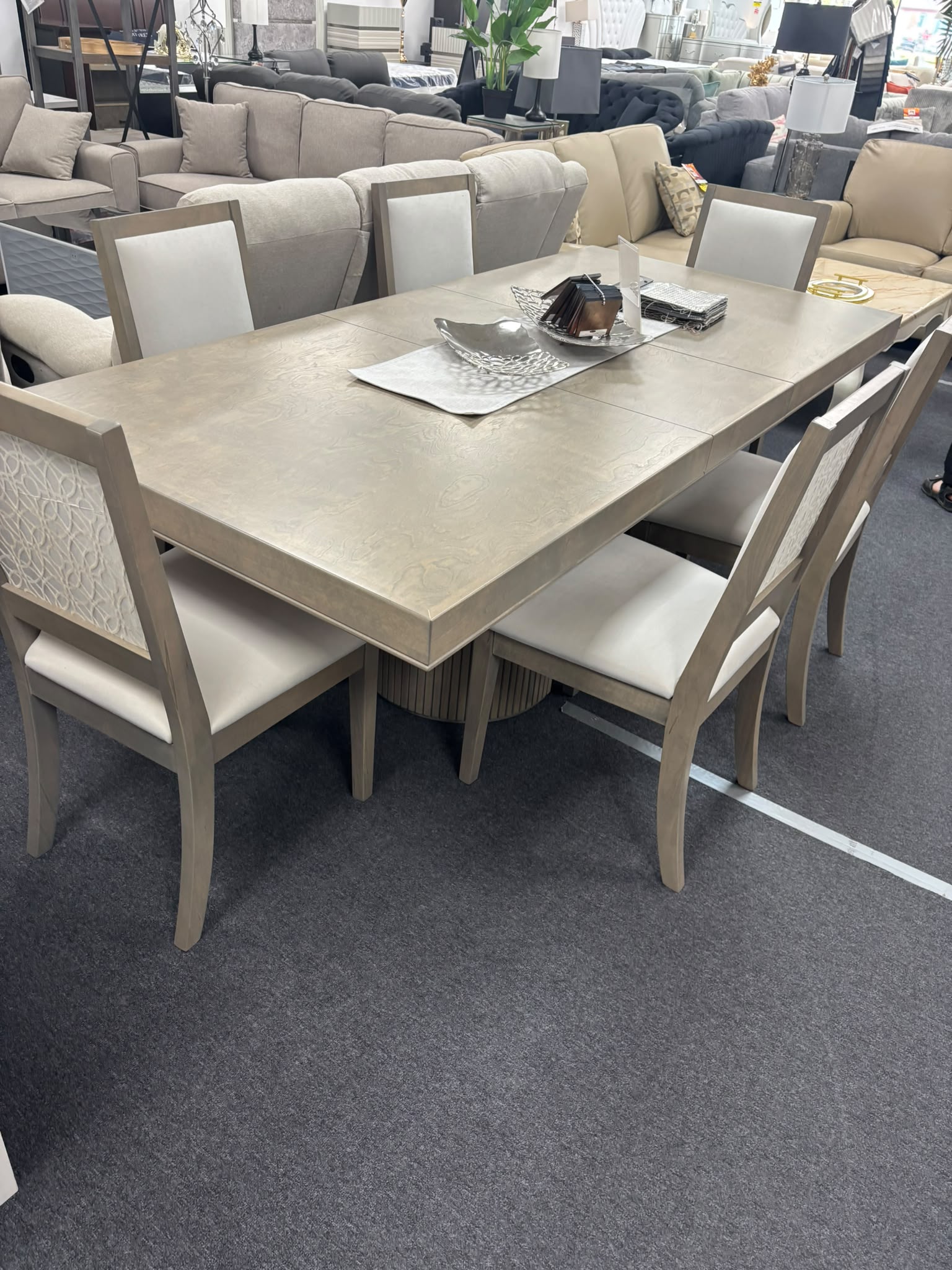 Canadian made solid wood dining set ( color options )