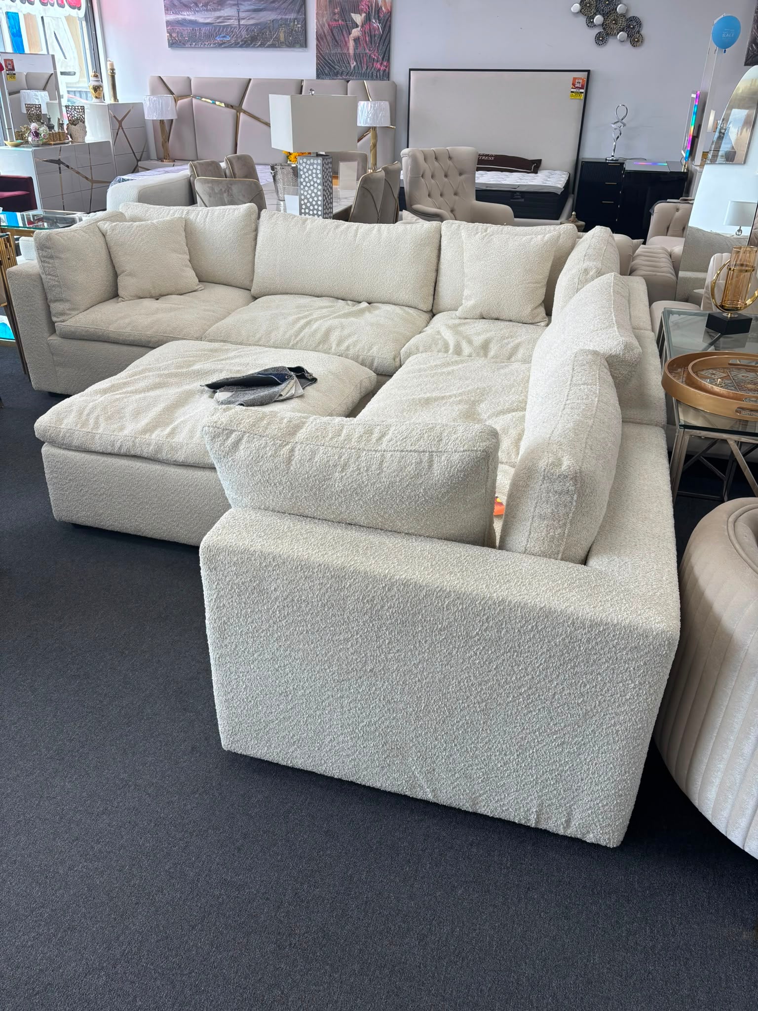 NKSDEST9 Canadian Made fabric Modular set