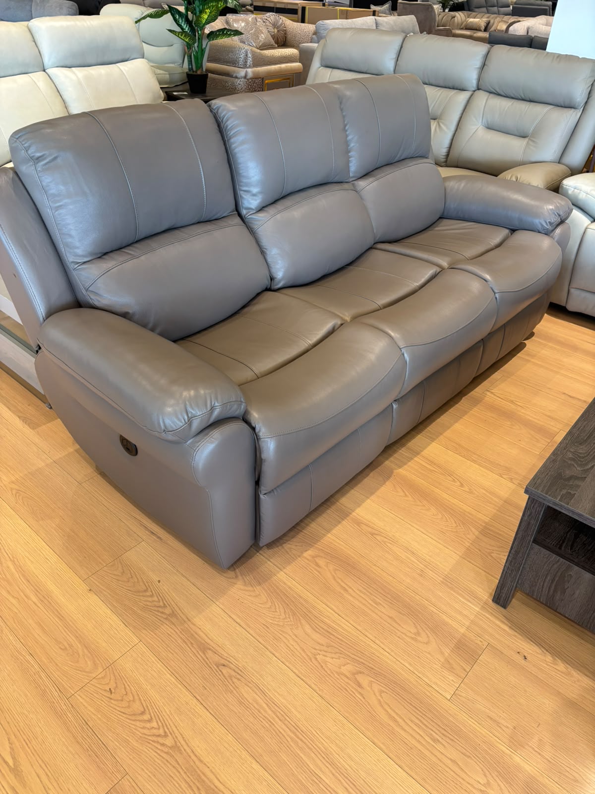 NKSCANF5 Modern Leather Recliner Sofa & Love Seat