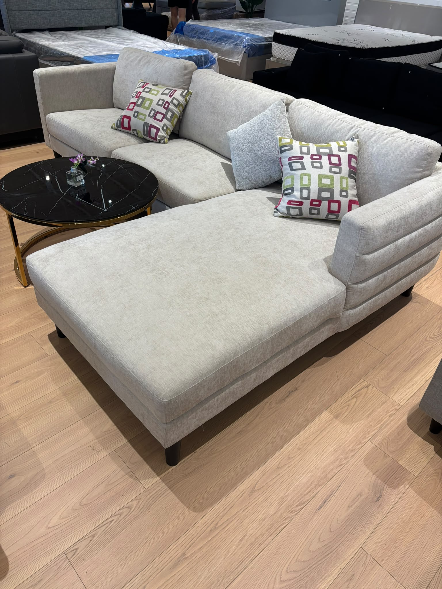NKSCANF8 Fabric Sectional  Sofa
