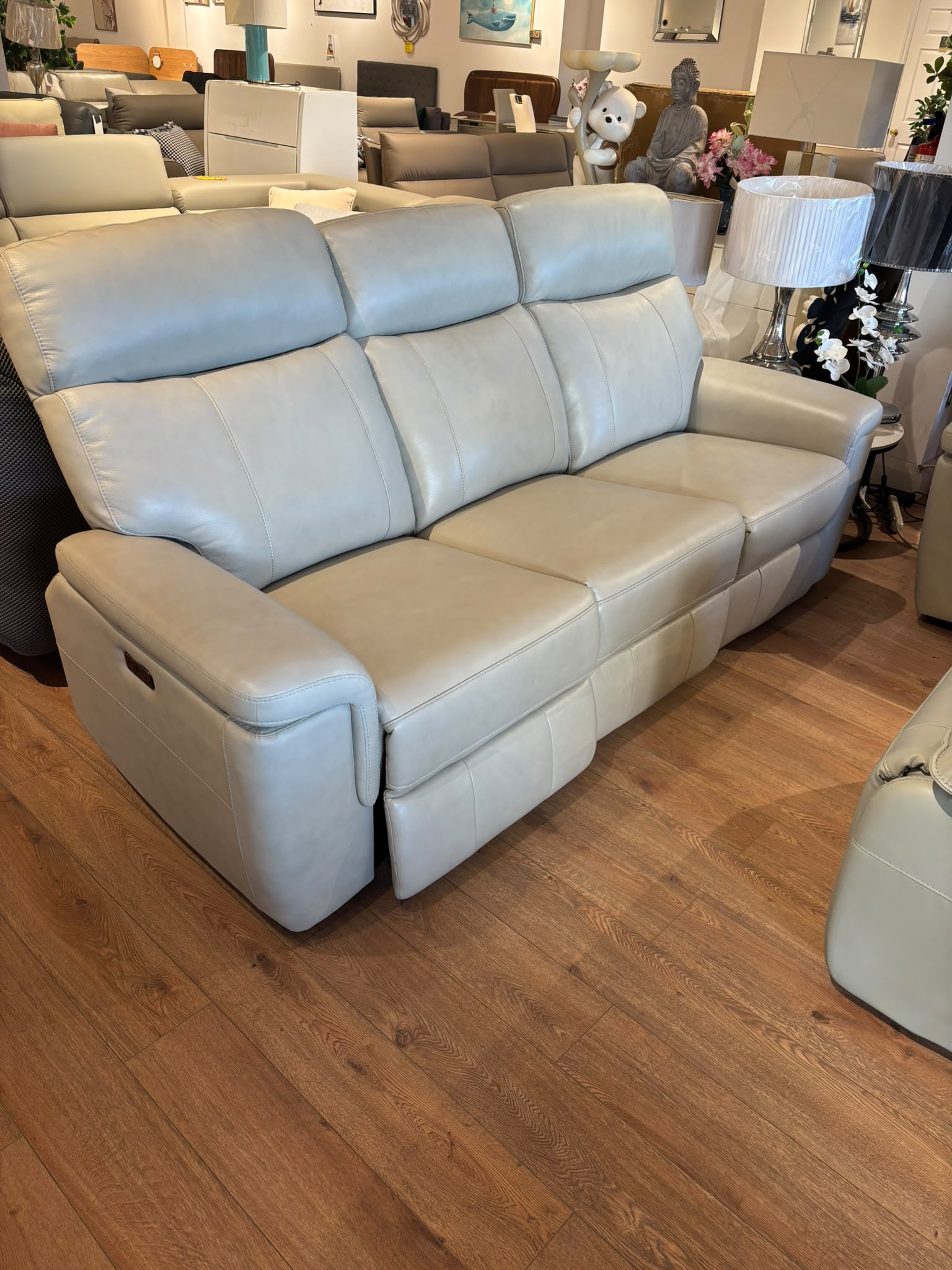 NKSHAP5 Modern Leather Recliner Sofa Set