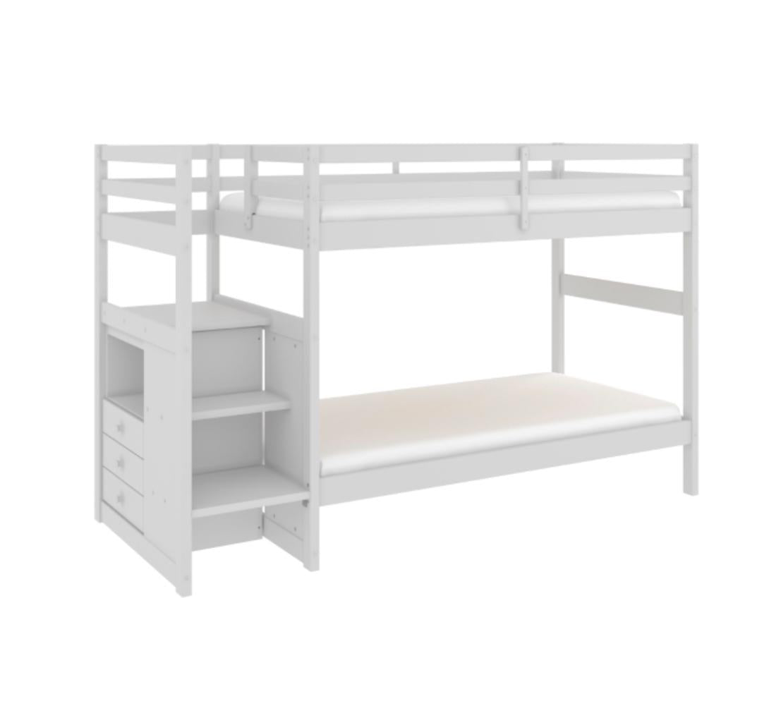 NKSB2005TTWHMZ Stairs Bunk Bed