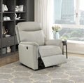 NKS8459LGY-1PW Leather Electric Power Reclining Chair