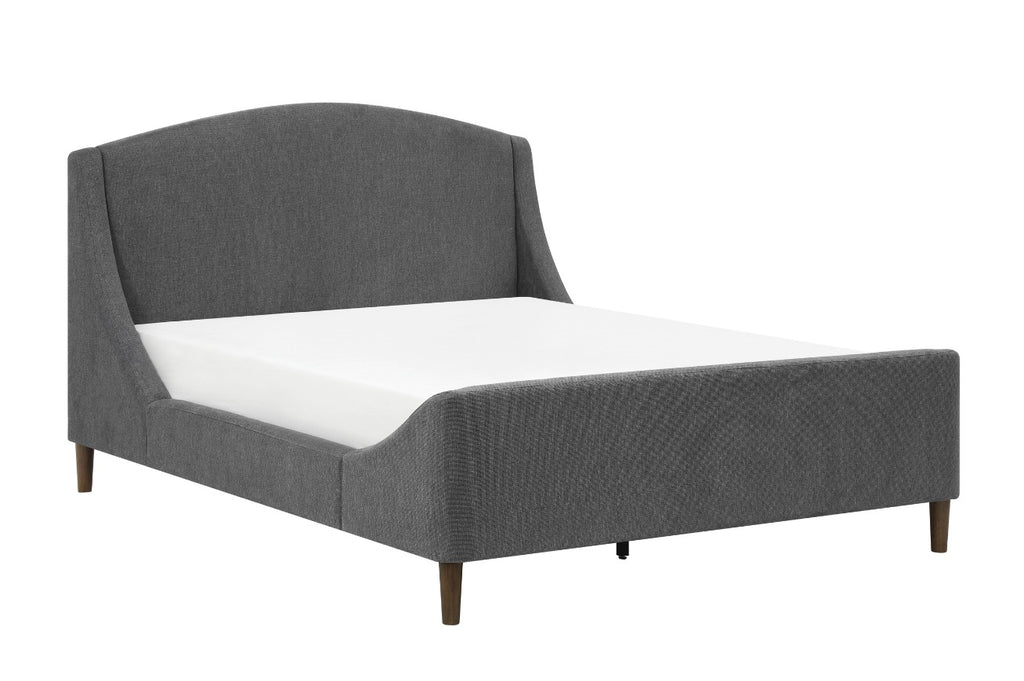 NKS5835DGMZ Fabric Platform Bed in Queen/ King Sizes