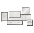 NKS1366MZ Wooden storage bedroom set and Mattress