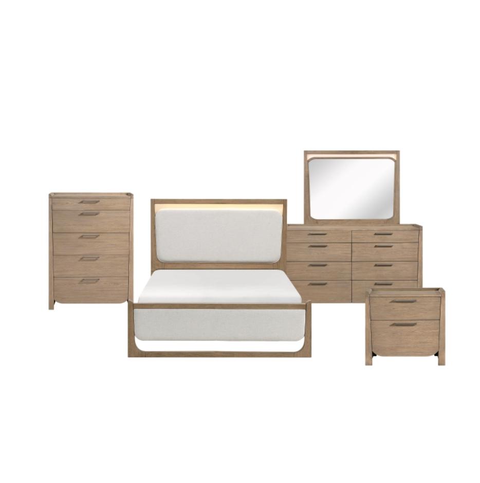 NKS2385 Contemporary wooden Bedroom Set