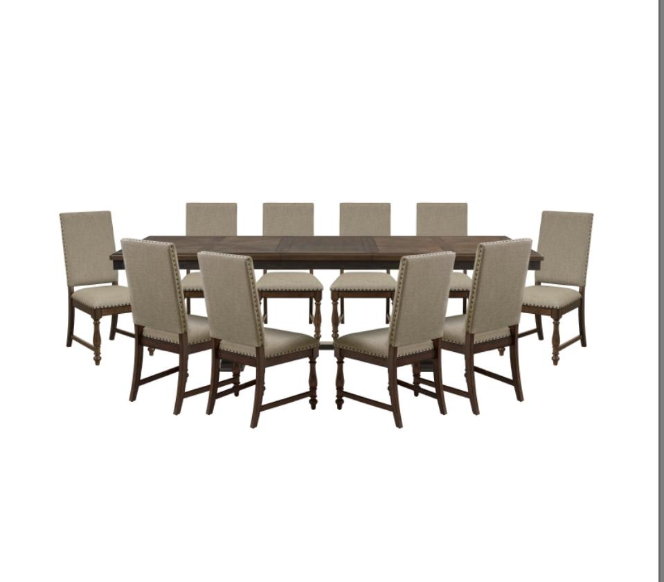NKS5703MZ Large Wooden Dining Set (Limited Stock)